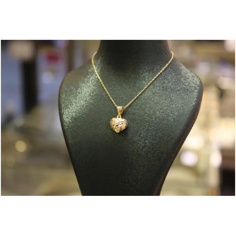 14K Gold Heart Necklace, 14k Gold Heart Pendant, Gift For Her, Tiny Heart, Dainty Necklace for Women, Jewelry Gold, Love