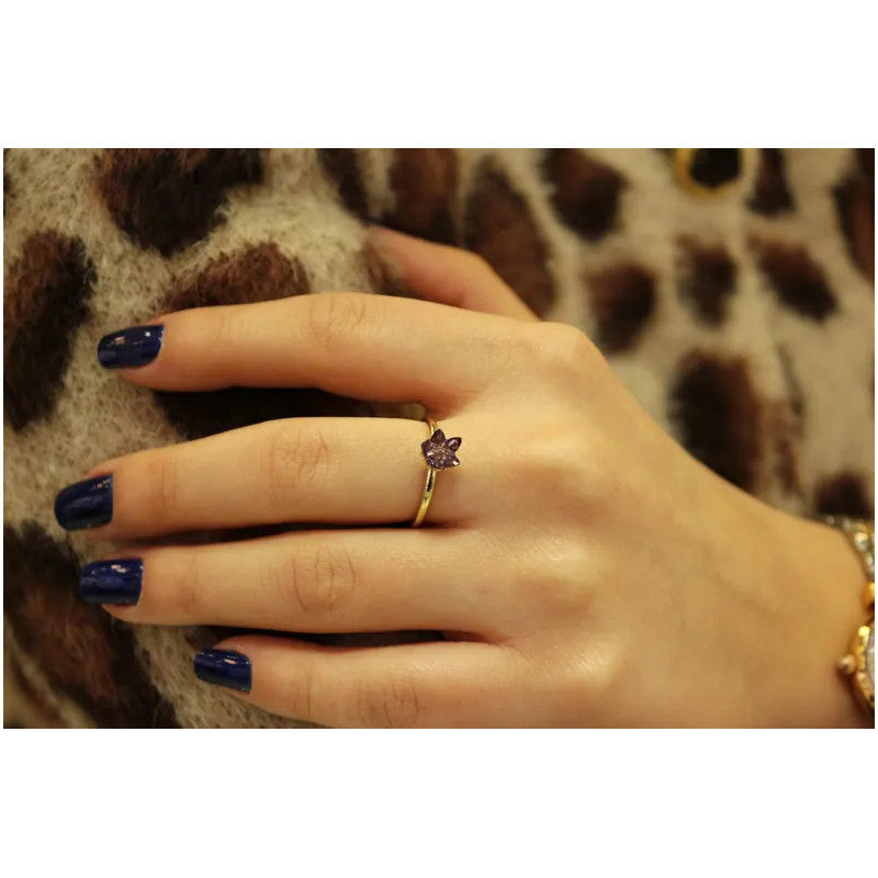 14k Gold Lotus Ring für Frau, 14k Gold Damen Ringe, Statement Ringe, Stapelbare Ringe, Lotusblüten Ring, 14k Gold Ring