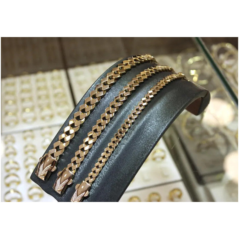 14K Gold Miami Panzerkettenarmband, 14K Miami Cuban, 7-9-11 mm, 14K Gold Panzerkette Kubanisch, 14K Goldarmband