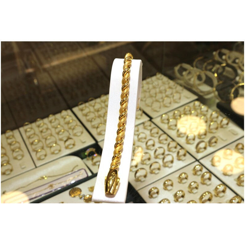 14K Gold Seil Armband, Kettengliederarmbänder, Schmuck für Männer, Seilkette Goldarmband, Damen Armbänder